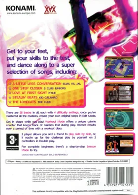 DDRMAX - Dance Dance Revolution 6th MIX (Japan) box cover back